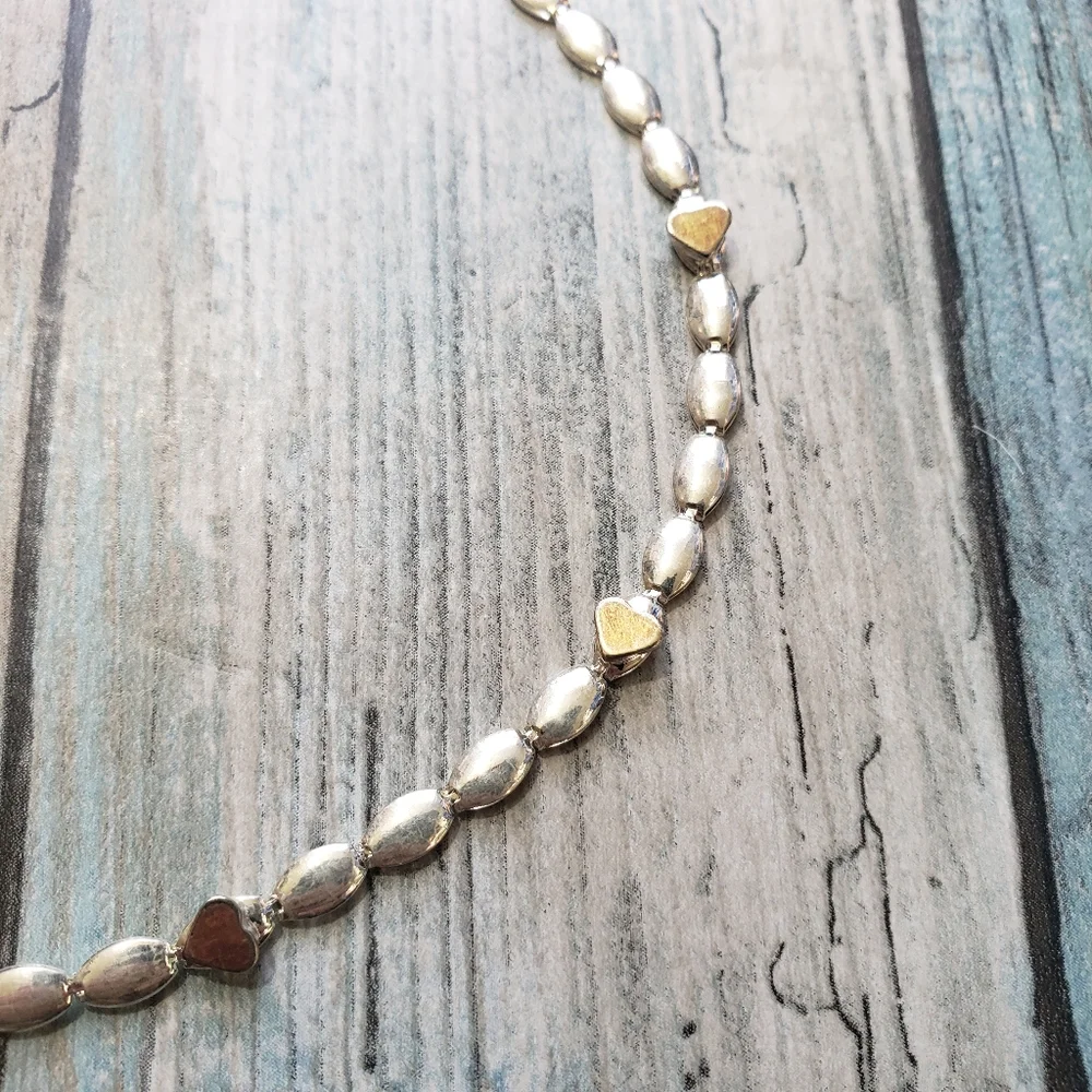 💕HP💕925 Italy Two Tones Bracelet! - Picture 3 of 10